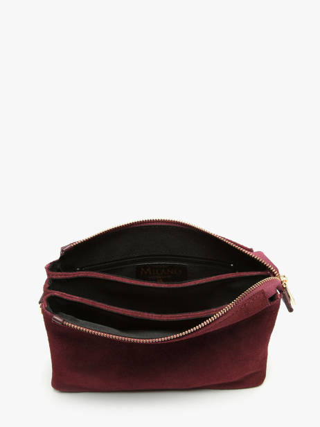 Cross Body Tas Velvet Caviar Milano Rood velvet caviar VC24117 ander zicht 3