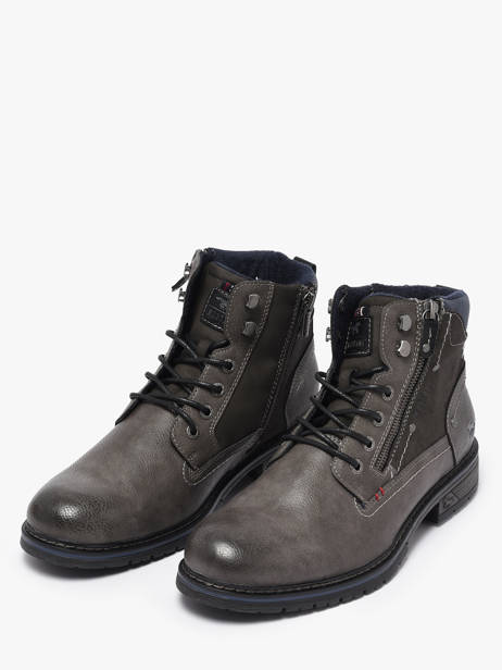 Enkellaarzen Mustang Grijs men M0031006 ander zicht 1