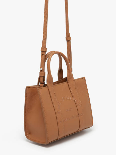 Cross Body Tas Rsg Polyurethaan Karl lagerfeld Bruin rsg A4W30266 ander zicht 2