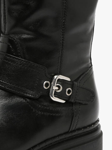 Laarzen Uit Leder Mjus Zwart women L97305 ander zicht 3