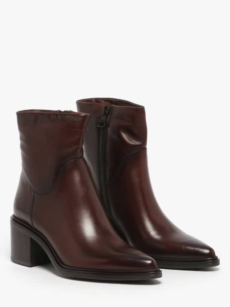 Enkellaarsjes Met Hak Uit Leder Mjus Bruin women L39202 ander zicht 1