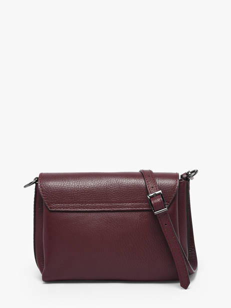 Cross Body Tas Caviar Leder Milano Rood caviar CA24061 ander zicht 4