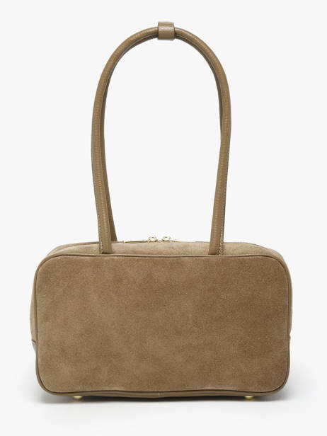 Schoudertas Velvet Caviar Leder Milano Beige velvet caviar VC25093 ander zicht 4