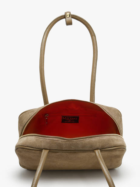 Schoudertas Velvet Caviar Leder Milano Beige velvet caviar VC25093 ander zicht 3