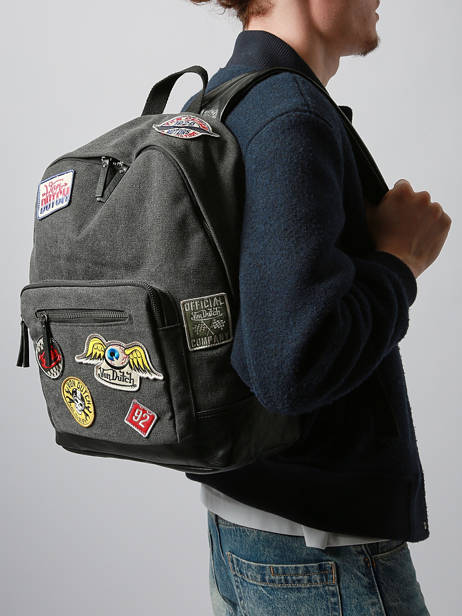 Rugzak Cartoon Von dutch Zwart bags CARTOON ander zicht 1