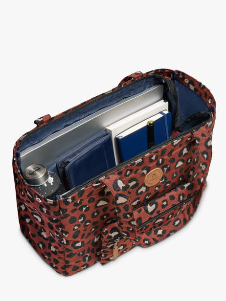 Schoudertas A4 Formaat Adventurer Gerecycleerd Polyester Cabaia Bruin adventurer TOTEBAGL ander zicht 2