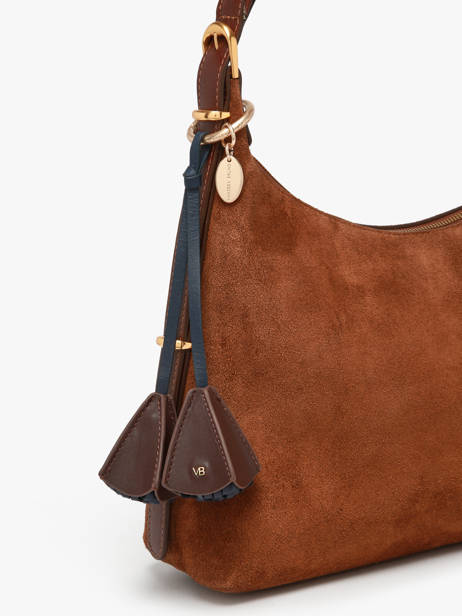 Bag Charm Fleurs Leder Vanessa bruno Blauw charms 13V42996 ander zicht 2