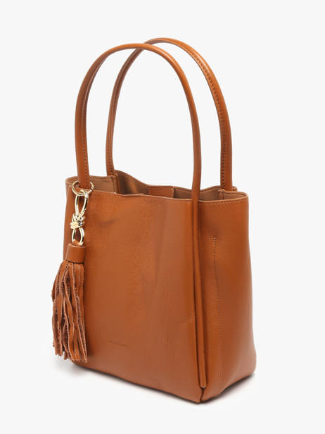 Schoudertas Helena Leder Francinel Bruin helena 22945 ander zicht 1