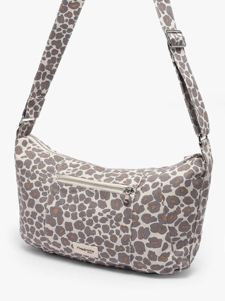 Schoudertas Into The Wild Katoen Rivedroite Grijs into the wild MCHARINT ander zicht 1