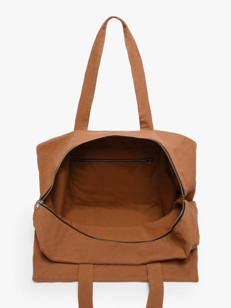 Schoudertas Timeless Katoen Rivedroite Bruin timeless ELZEVTIM ander zicht 2