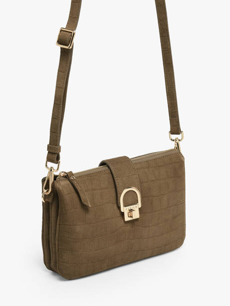 Cross Body Tas Equestre Croco Leder Etrier Beige equestre croco EECQ0143 ander zicht 1