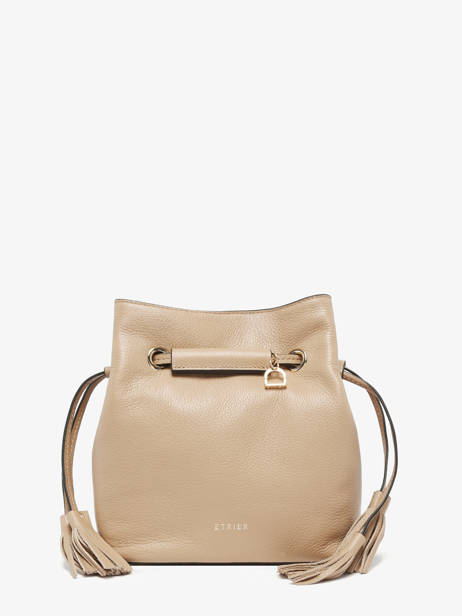 Bucket Bag S Tradition Leder Etrier Beige tradition ETRA004S