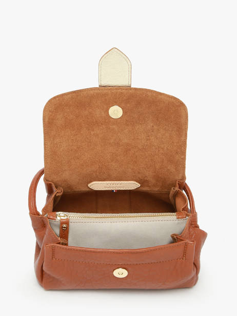 Cross Body Tas S Agnes Leder Etrier Bruin agnes EAGC205S ander zicht 6