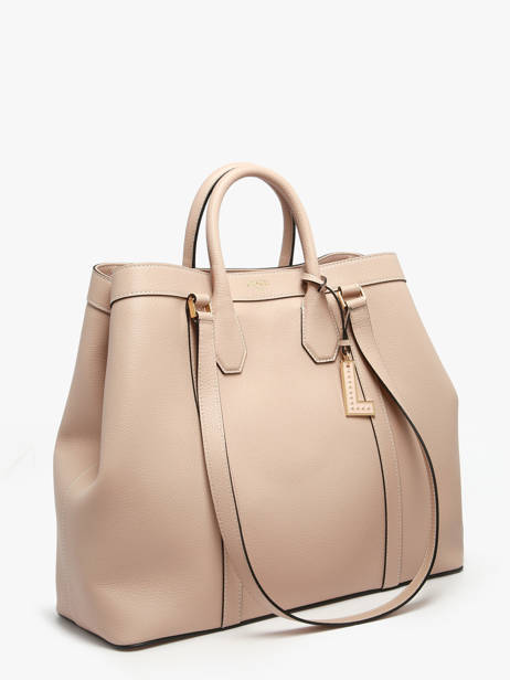 Handtas Belleville Leder Lancel Beige belleville A13738 ander zicht 3