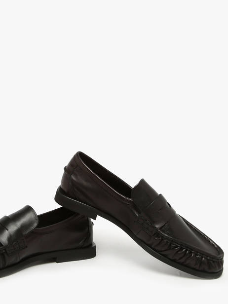 Mocassins Uit Leder Pavement Zwart women 24139 ander zicht 2