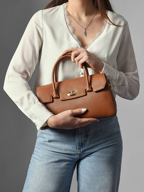 Handtas Milano Cosmos Leder Lancaster Beige milano cosmos 78 ander zicht 1