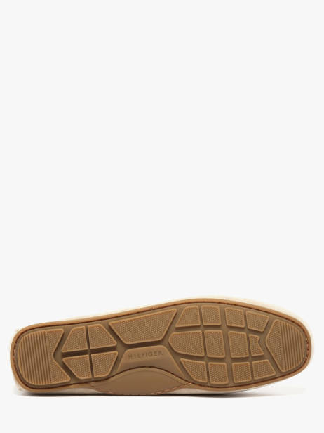 Mocassins Uit Leder Tommy hilfiger Beige men 5789ACI ander zicht 5