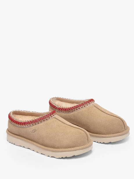 Slippers Tasman Ii Uit Leder Ugg Beige women 1174470 ander zicht 1