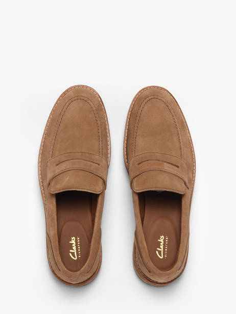 Mocassins Uit Leder Clarks Bruin men 26186450 ander zicht 4