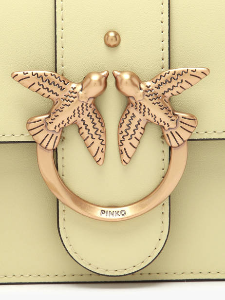 Cross Body Tas Love Bag Icon Leder Pinko Groen love bag icon A0F1 ander zicht 3