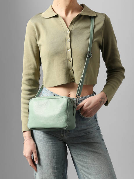 Sac Bandoulière Caviar Leder Milano Groen caviar CA25112 ander zicht 1