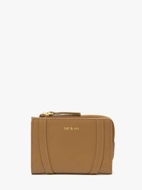 Portefeuille Leder Vintage Nat et nin Bruin vintage ROZA