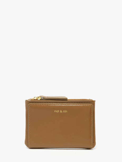 Portefeuille Vintage Leder Nat et nin Bruin vintage SOLY