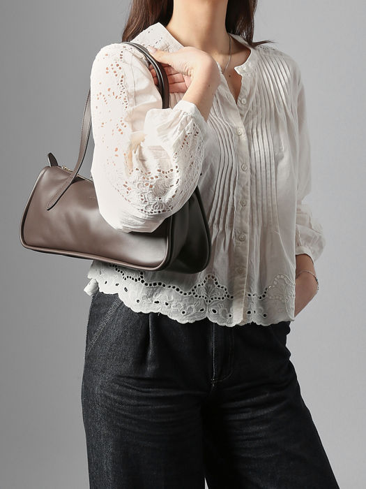 Longchamp Looong Schoudertas Bruin