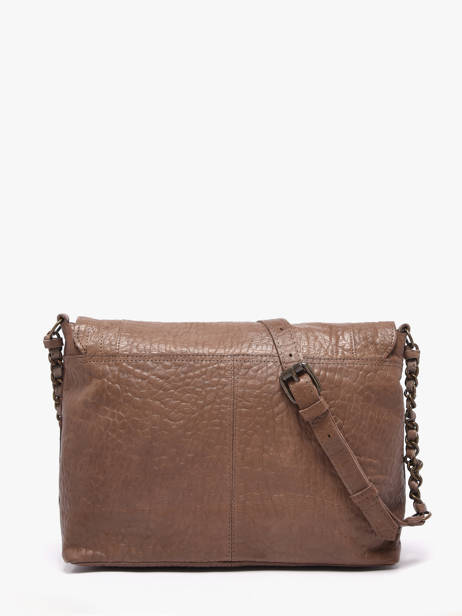 Cross Body Tas Felizia Leder Pieces Bruin felizia 17116819 ander zicht 4