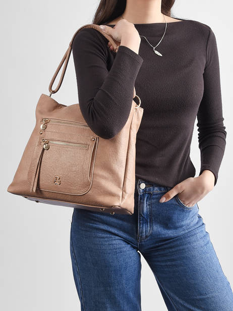 Schoudertas Bride Lulu castagnette Roze bride ALEXI ander zicht 1