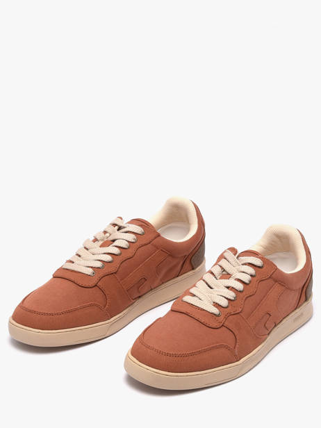 Sneakers Uit Leder Faguo Bruin men 26CG0101 ander zicht 1