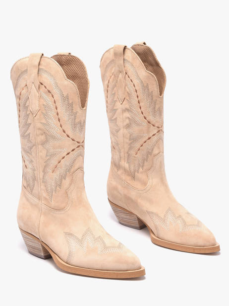 Santiago Laarzen Uit Leder Alpe Beige women 52171115 ander zicht 1