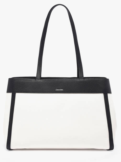 Schoudertas Hardware Monogram Katoen Calvin klein jeans Wit hardware monogram 4F3503G ander zicht 4