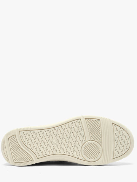 Sneakers Uit Leder Palladium Beige women 94642243 ander zicht 4