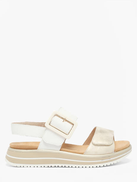Sandalen Uit Leder Remonte Wit women 80