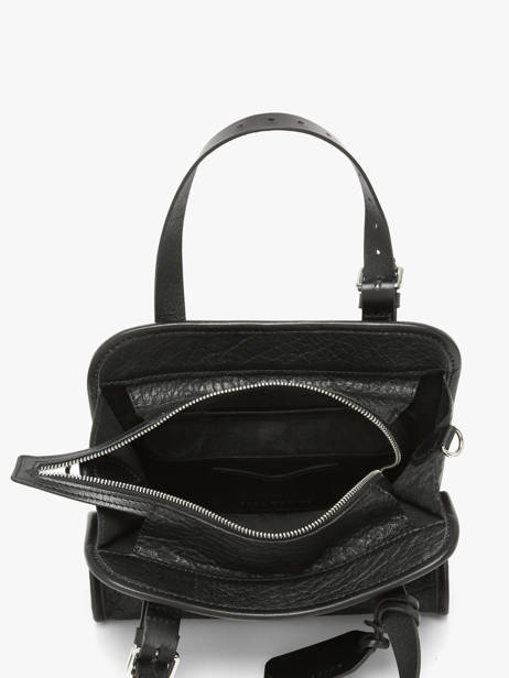 Handtas Vintage Leder Paul marius Zwart vintage S ander zicht 3