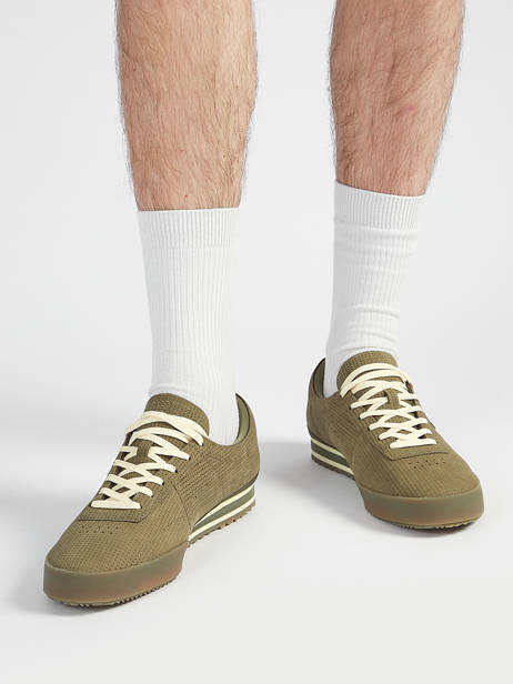 Sneakers Uit Leder Lacoste Groen men 1SMA0067 ander zicht 1