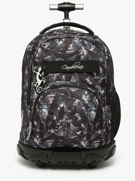 Rugzak Op Wieltjes 2 Compartimenten Cameleon Grijs futur PBFUSR45