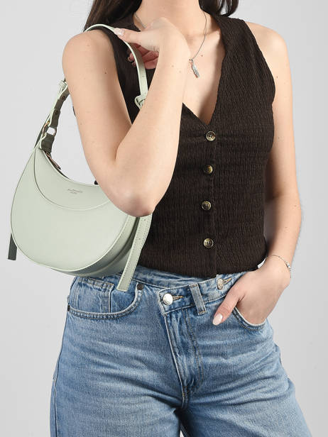 Schoudertas Saffiano Miniprix Groen saffiano F8583 ander zicht 1