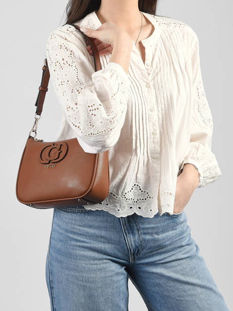 Schoudertas Isola Polyurethaan Guess Bruin isola BG990518 ander zicht 1