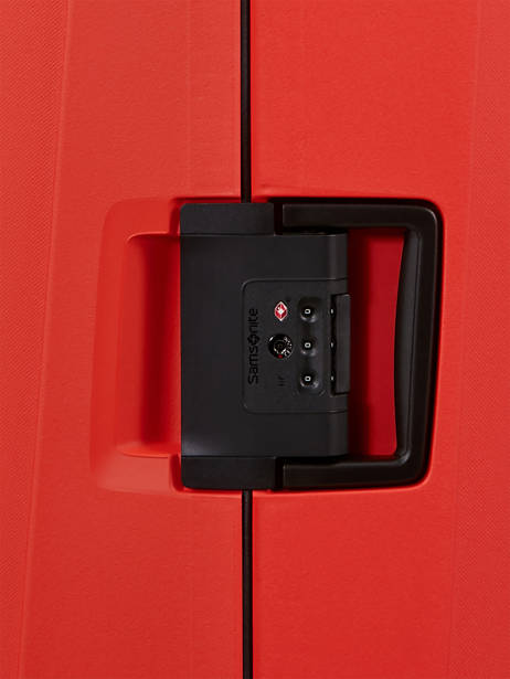 Harde Harde Reiskoffer Essens Samsonite Rood essens 146912 ander zicht 1