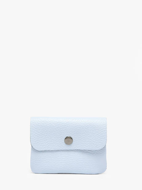 Portemonnee Caviar Leder Milano Blauw caviar CA23092