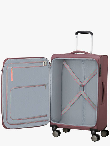 Soepele Reiskoffer Wanderlite American tourister Violet wanderlite 158077 ander zicht 3