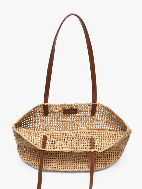 Handtas Cabas Raphia Vanessa bruno Beige cabas raphia 60V40468 ander zicht 3
