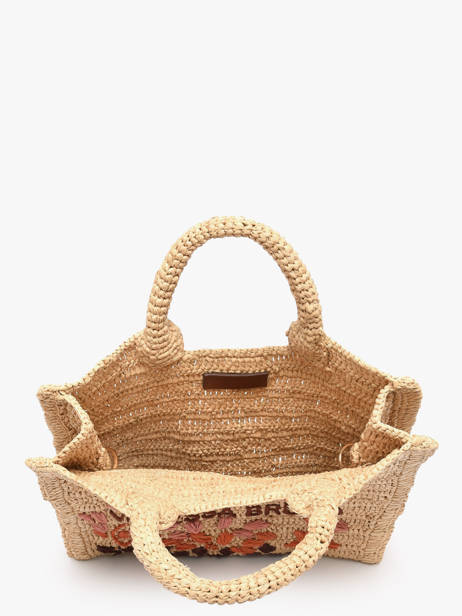 Handtas Cabas Raphia Raphia Vanessa bruno Beige cabas raphia 24V40884 ander zicht 3
