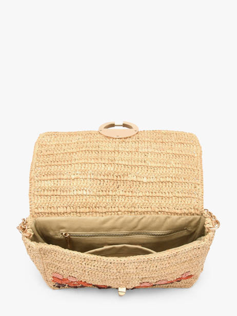 Cross Body Tas Moon Raphia Vanessa bruno Beige moon raphia NZ874 ander zicht 2