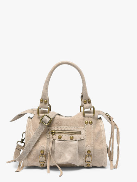 Handtas Spazzolato Leder Milano Beige spazzolato SP24093