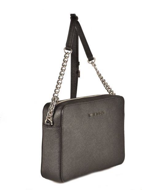 Cross Body Tas Jetset Leder Michael kors Zwart jetset S4STVC3L ander zicht 3