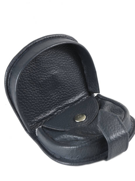 Portemonnee Caviar Leder Crinkles Blauw caviar 14039 ander zicht 1