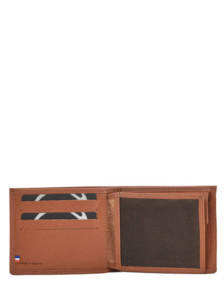 Portefeuille Leder Madras Etrier Bruin madras EMAD121 ander zicht 3